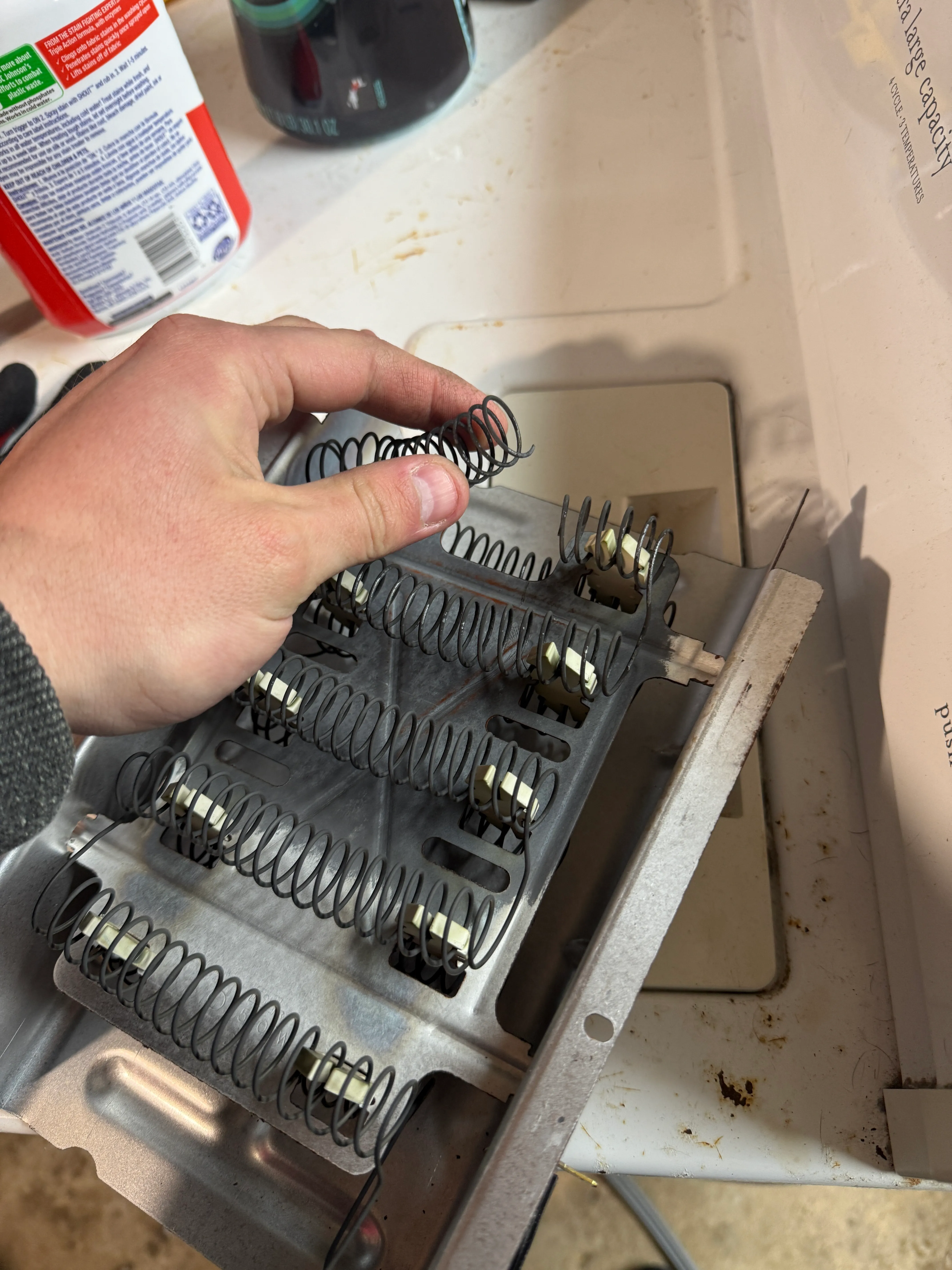 Whirlpool Dryer - Broken heating element